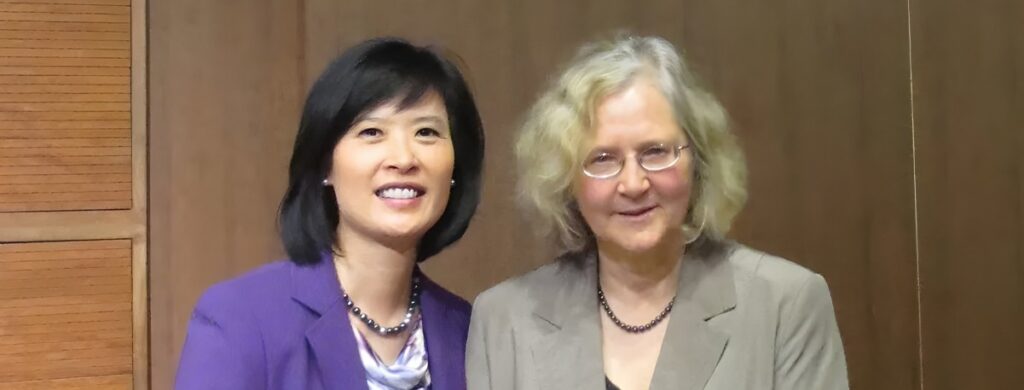 2014 - Dr. Elaine Chin and Dr. Elizabeth Blackburn, Nobel Prize-Winning Scientist